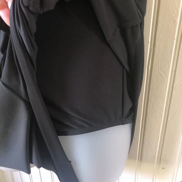 BEYOND CONTROL Retail $139 Black Citizen Blouson Romper Swimsuit Size 16 - Picture 7 of 8